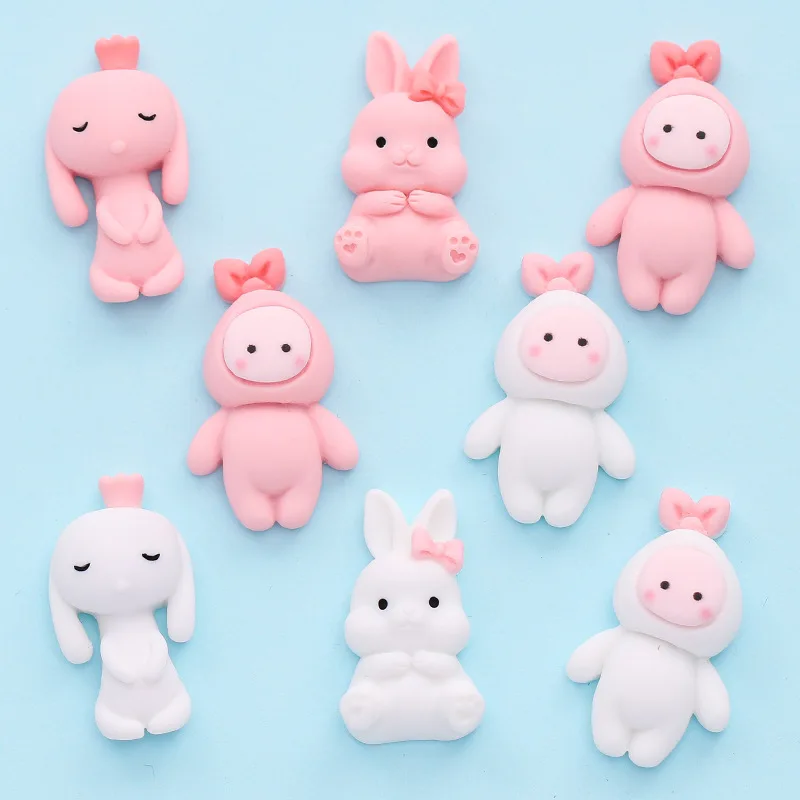 

Pink Baby Rabbit Croc Charms Accessories Woman Original Jeans Clogs Pendant Designer Ornaments Croc Fit Pins Pack Wholesale