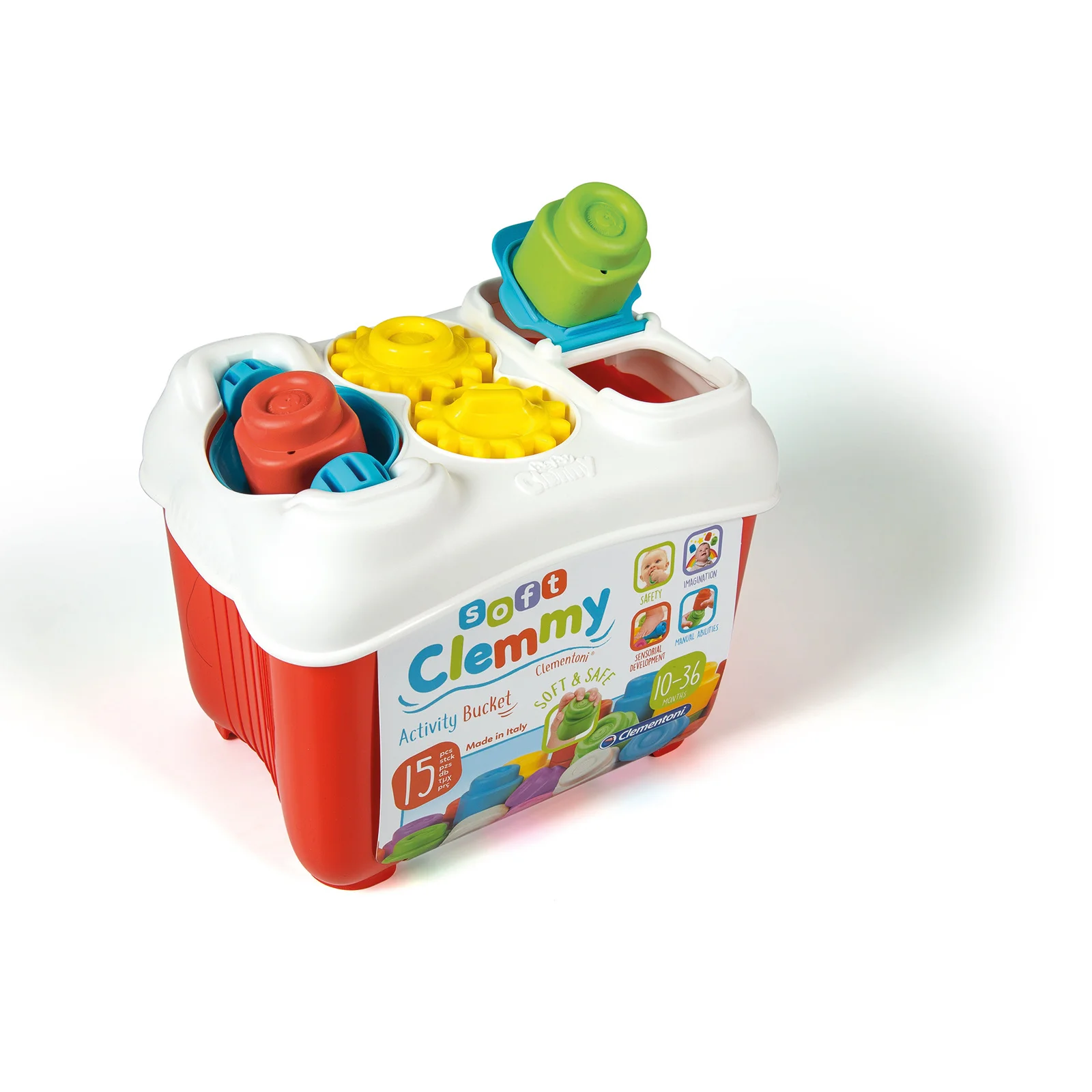

ebebek Clementoni Clemmy Baby Blocks Bucket 15 pcs