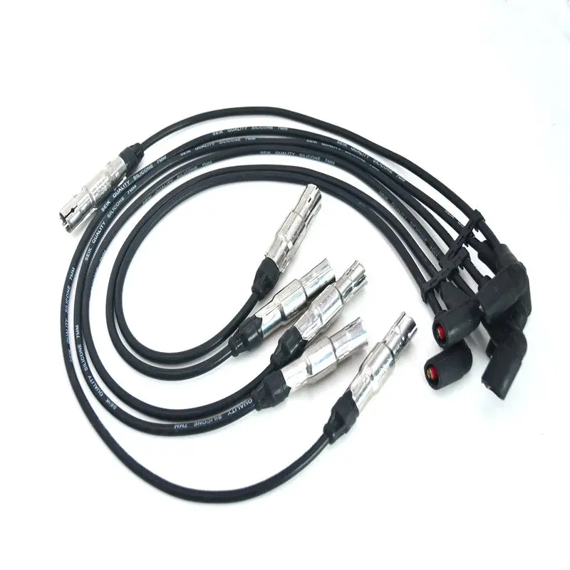 Набор проводов свечей зажигания 6 шт. подходят для VW Golf Jetta Passat VR6 1993-1999 2.8L-V6 021998031
