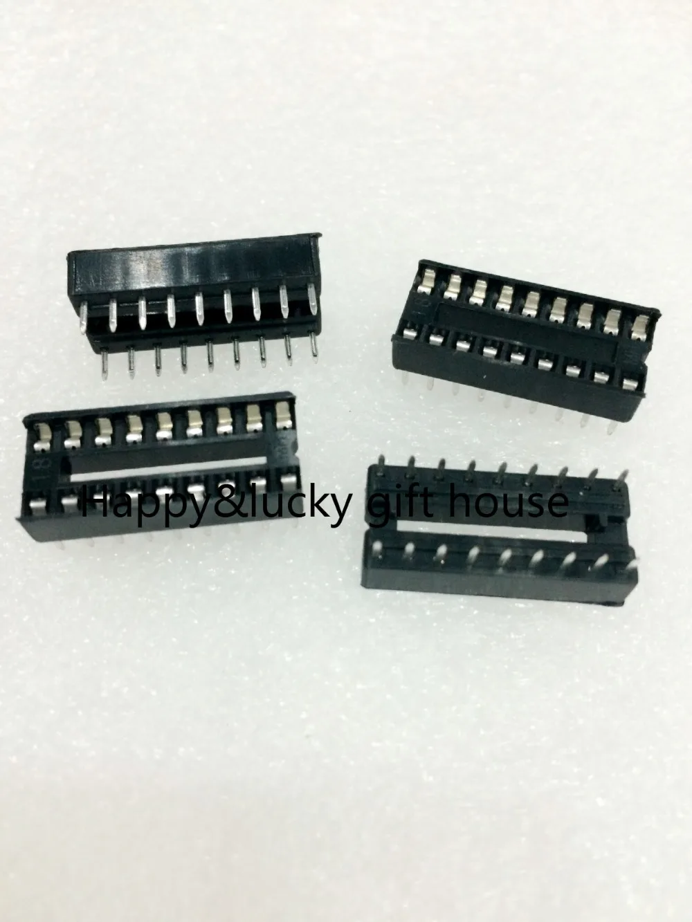 

YYT 30PCS/Stick DIP-16 socket, square hole seat,IC Block, 16P socket, the chip base