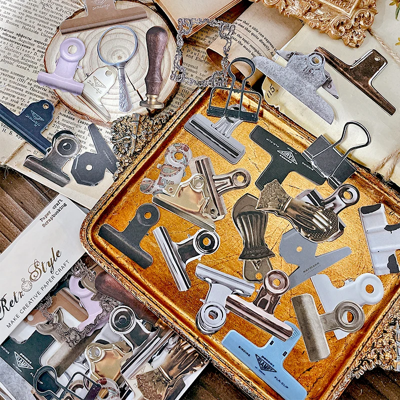 Panalisacraft 30 шт. винтажные части толстая бумага для карточек высечки набор коллекции