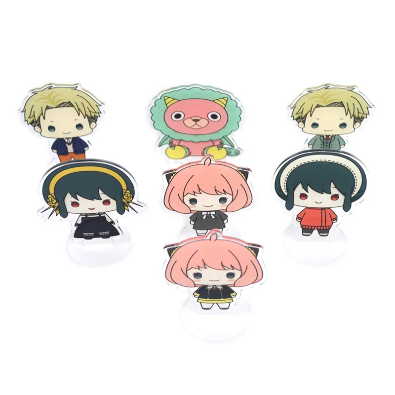 

SPY×FAMILY Hot Anime Figure Kawaii Anya Yor Loid Cosplay Acrylic Cute Cartoon Stand Model Toy Desk Decor Fans Collection Gift