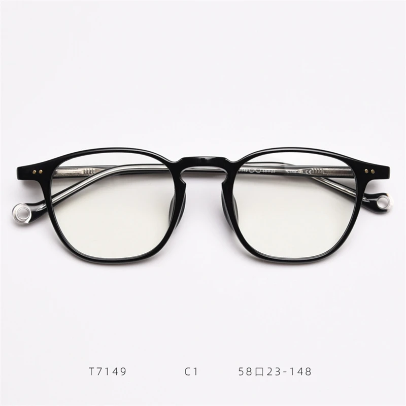 

Новинка 2022, Модные Винтажные ацетатные очки для мужчин, оптические очки для близорукости по рецепту, женские прозрачные очки в стиле ретро