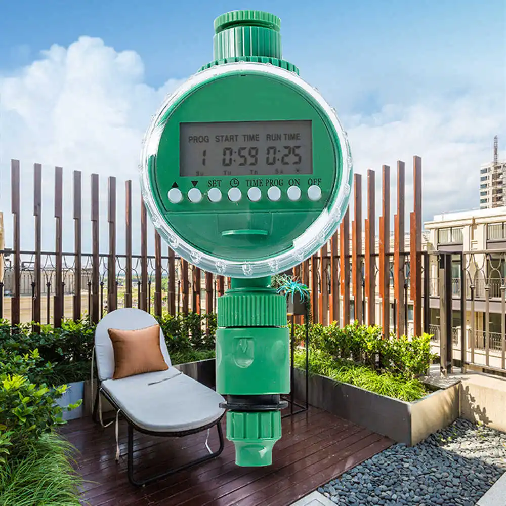

Таймер для полива сада 1 шт., соленоидный таймер для горячего полива растений, сельскохозяйственный экран с дисплеем