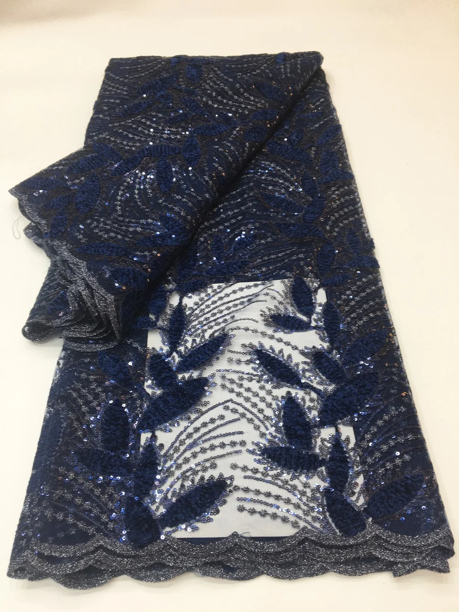 Новейшая серая африканская кружевная ткань с блестками 2022 высокое качество