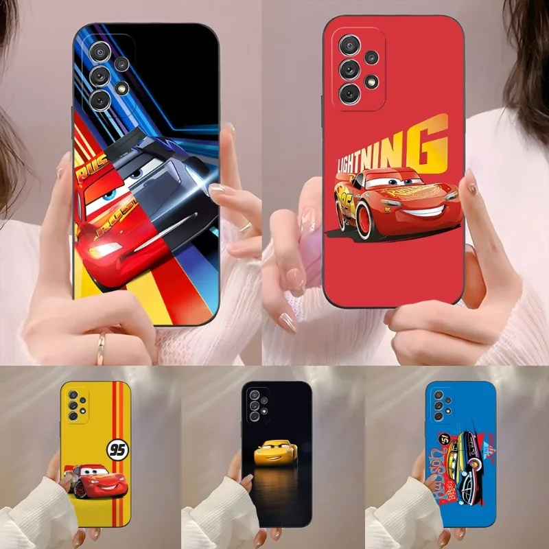 

Disney Cars Phone Case For Samsung Galaxy A53 A13 A10 A52 A73 A32 A50 A33 A20 A21 A22 A31 A23 A70 S Back Cover