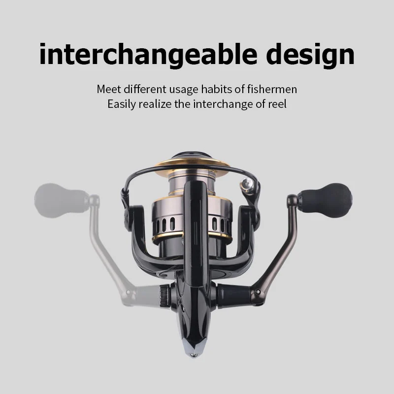 

Рыболовная спиннинговая катушка, сверхлегкая металлическая сверхпрочная Рыболовная катушка для ловли карпа, спиннинговая катушка, спинни...