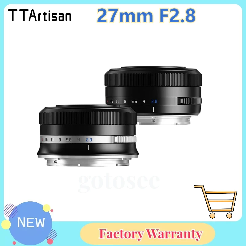 

TTArtisan Auto Focus 27mm F2.8 Camera Lens Fujifilm XF Mount For XA7 XT30 XPRO XE4 XS10