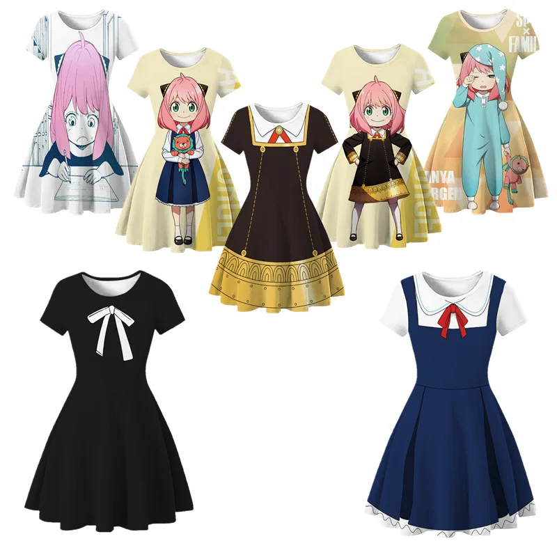 

Anime Peripherals SPY×FAMILY New Dress Suits Party Girls Gifts 3D Digital Printing