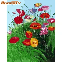ruopoty 60x75cm paint by numbers for adults picture drawing abstract flowers diy painting by numbers art supplies home decor