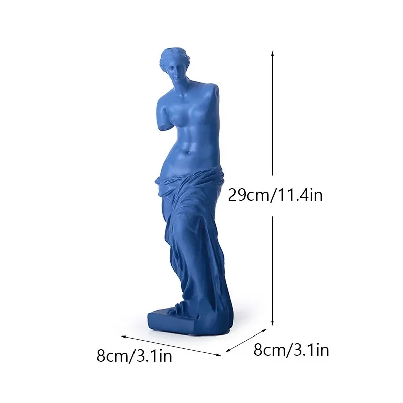 Статуя венерины мило из смолы обнаженная скульптура Афродита домашний декор