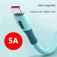 5a type c fast charger cable liquid silicone micro usb c data cord for xiaomi mi 12 pro realme oneplus huawei samsung oppo poco