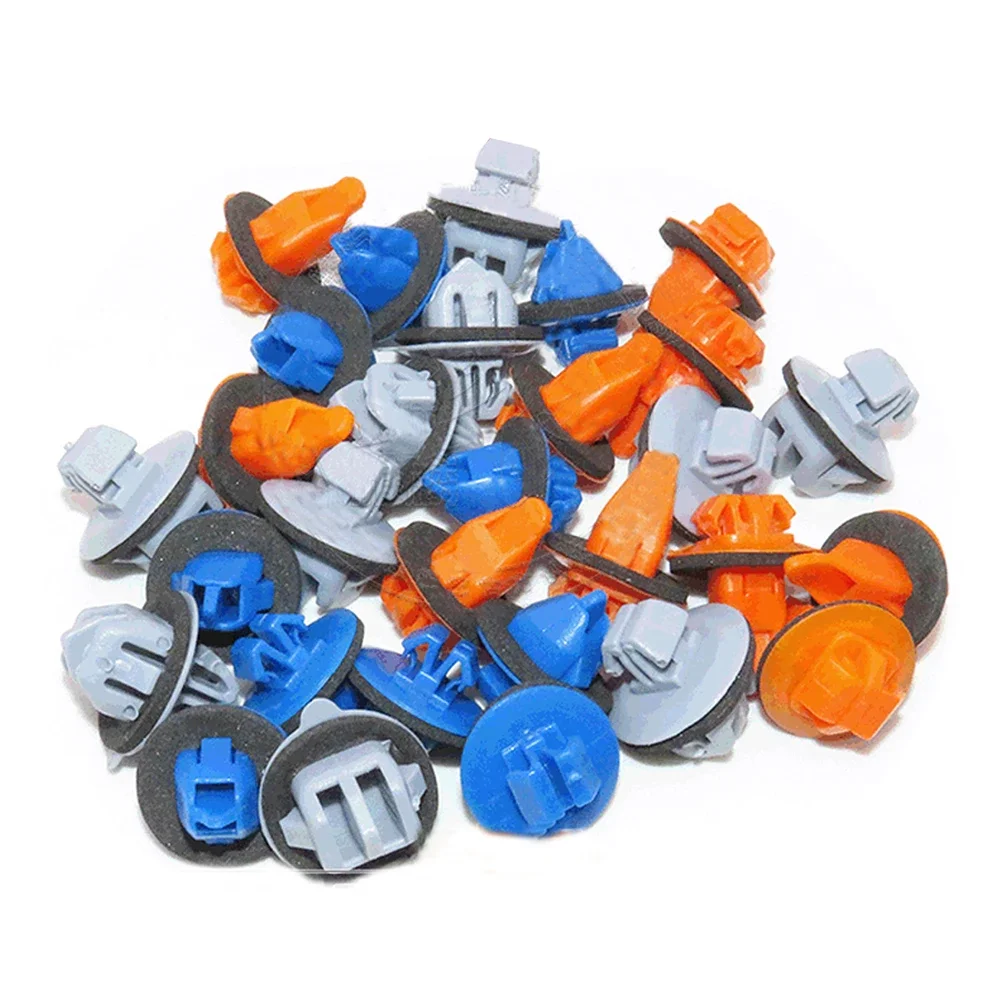 

30 шт., фиксирующий зажим для боковой юбки Toyota, комплект зажимов для ремонта панели 75392-60031 для Toyota Prado 120 4Runner Highlander RAV4