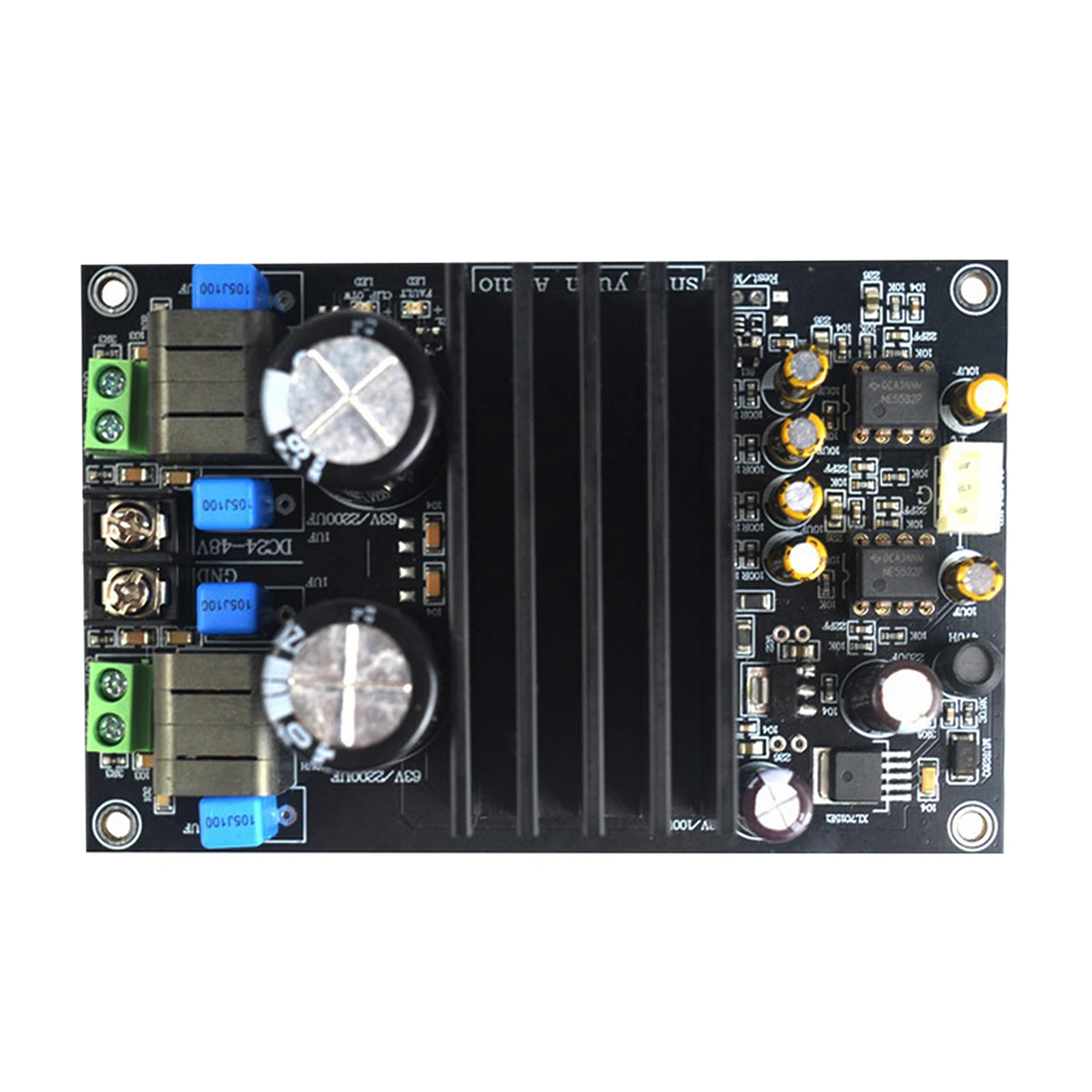 Class D Digital Power Amplifier Board 24-48V 2.0 Channel Digital Audio Stereo Amplifier PCB Board 300W Audio System DIY Speakers