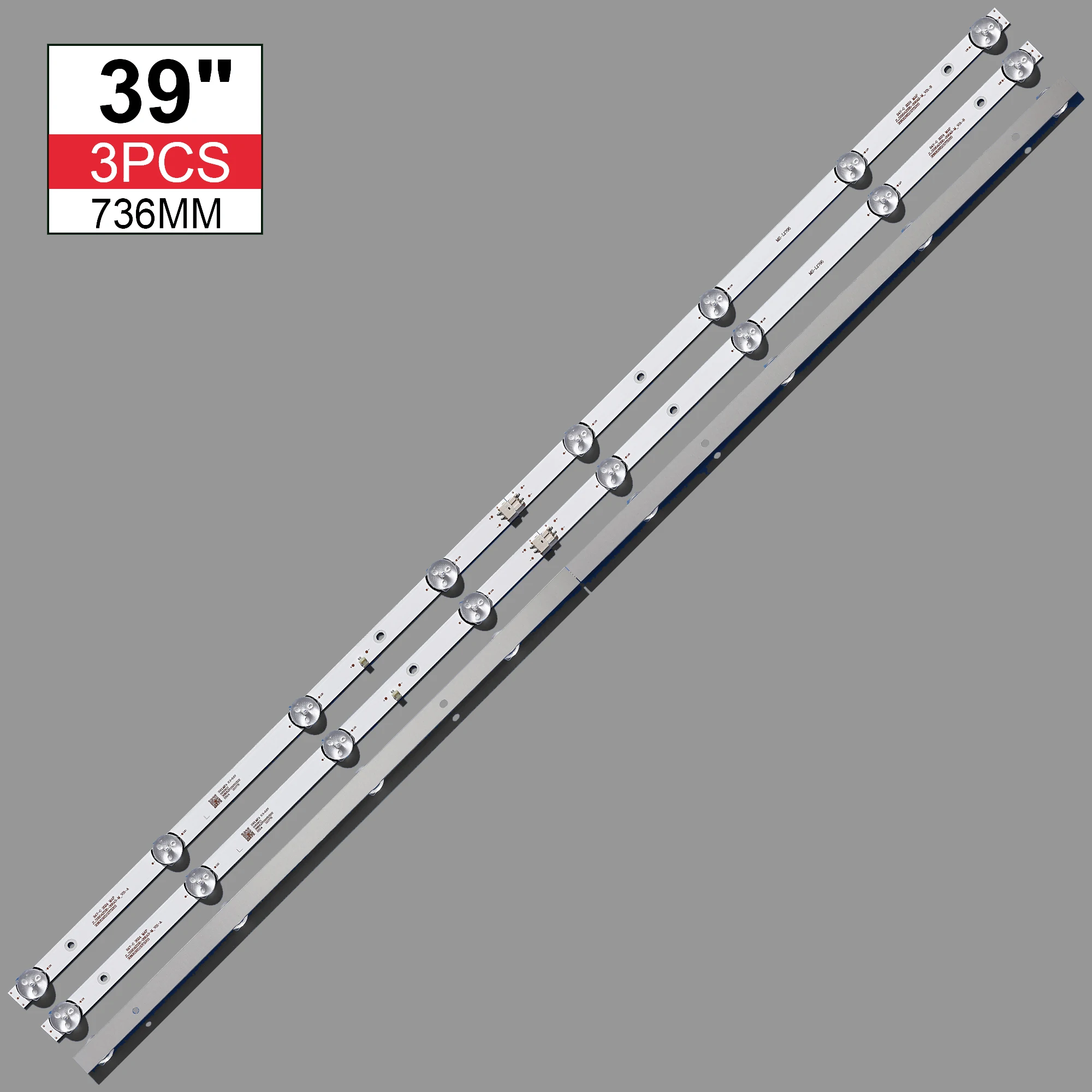 LED Backlight strip 8 Lamp for PIXEL 39"TV LE39Z1 JL.D39042330-006AS-M_V01 3080539Z10DTZ003 MS-L1795 V2 CX390DLEDM H39D7100E