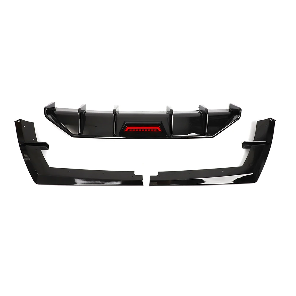 

Диффузор для заднего бампера Hyundai Elantra CN7 2020 2021 2022, сплиттер подбородка, спойлер, комплект кузова выхлопной трубы, аксессуары для тюнинга автомобиля