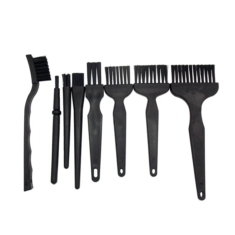

8Pcs/Set Anti-Static Brush Esd Safe Cleaning Brush Set For Mobile Phone Tablet Pcb Bga Repair Cleaning Work