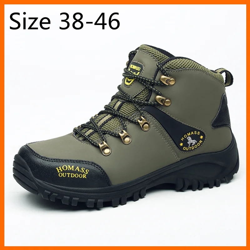 

Xiaomi New Arrival Winter Men Boots Shoes Waterproof Autumn Leather Boots Men Outdoor Shoes Anti-skid Men Ankle Boots Size 38-46