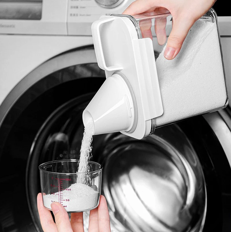 2300 мл герметичный контейнер для хранения стирального порошка с крышками зерна