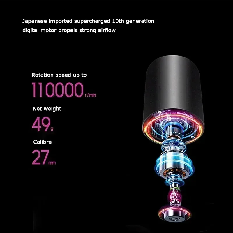 Беспроводной фен с отрицательными ионами