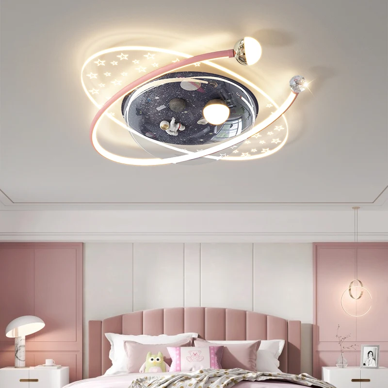 

LED Chandelier lights for Bedroom Corridor Living Room Child room ceiling astronaut star sky lamp indoor lighting Home Decor