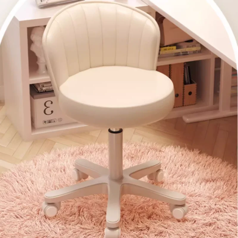 Роскошные барные стулья на колесах круглые поворотные дизайнерские для спальни