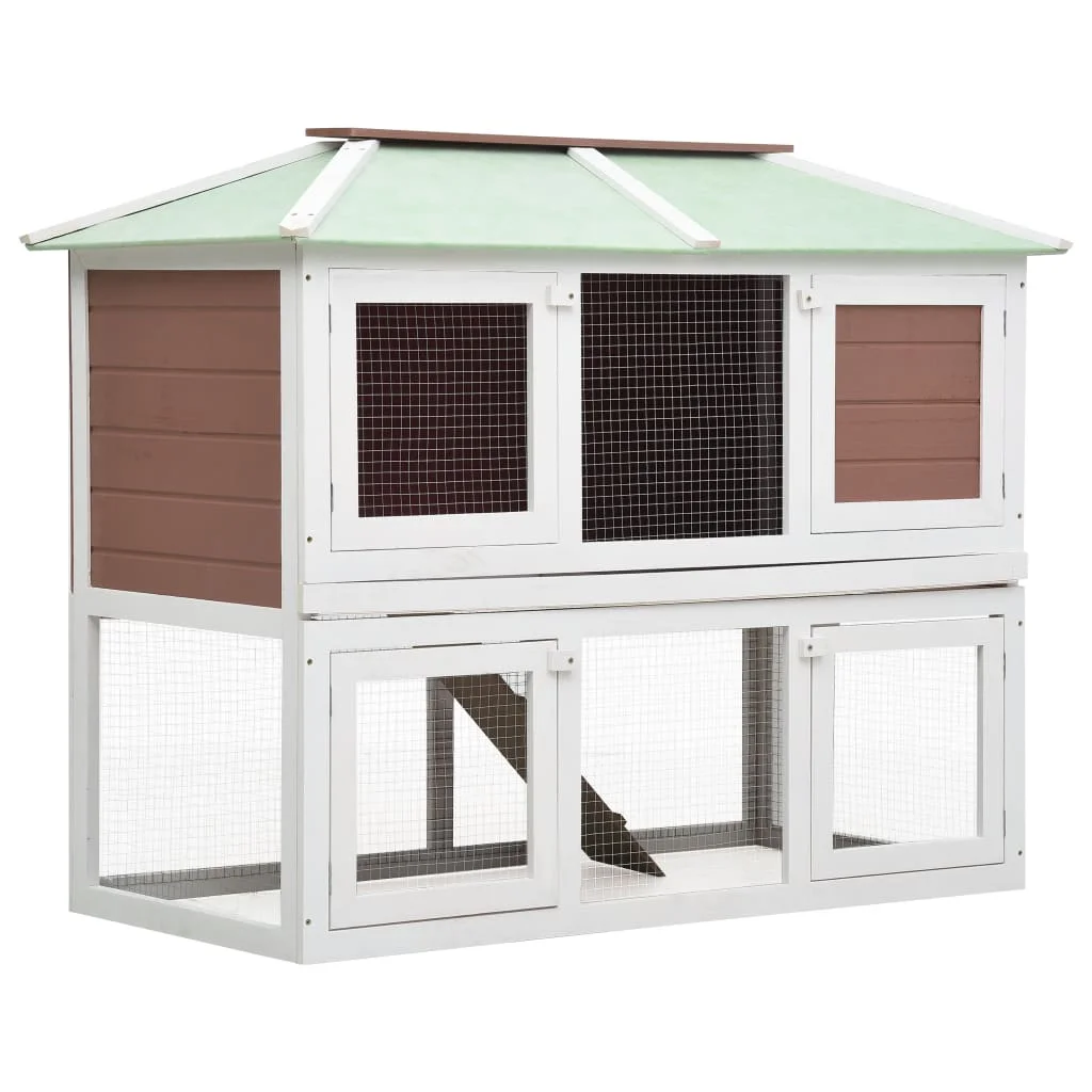 

Double Cage pet brown wood