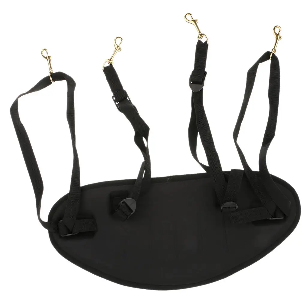 

Sit On Kayak Back Rest Seat Support Canoe Fishing Boat Black