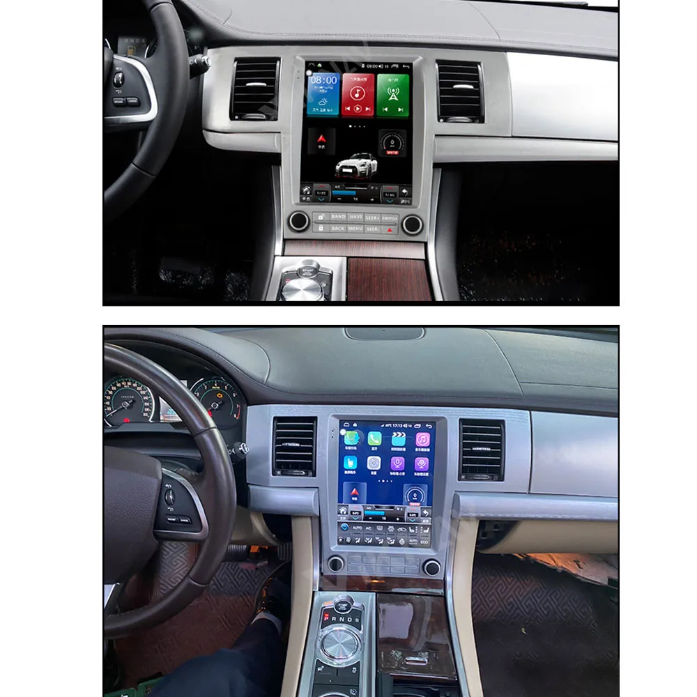 12.1Inch Android 10 128GB Carplay Radio For Jaguar XF XFL 2004-2015 Navigation GPS Rear View DVD Multimedia Plug&Play 4G WIFI images - 6