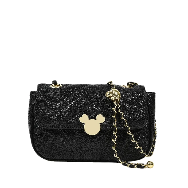 

Женская сумка-мессенджер на одно плечо с мультипликационным изображением Диснея, новинка 2022, модная дизайнерская сумка-косметичка со страз...