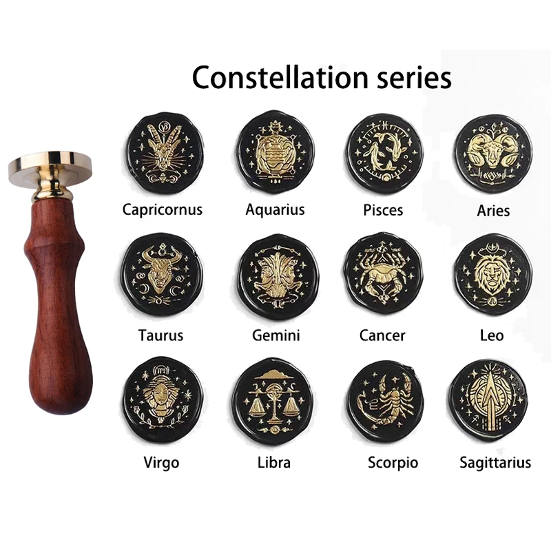 

Constellation Sealing Stamp Head for Scrapbooking Cards Envelopes Wedding Invitations Gift Wax Stamp 25MM Wax Seal