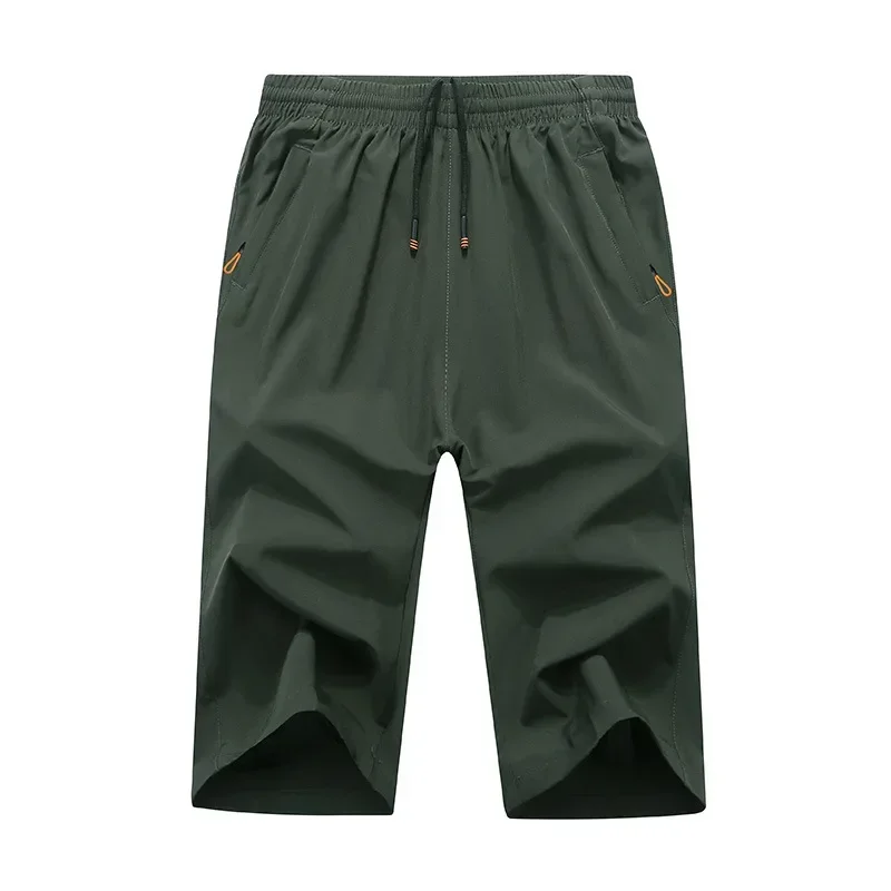 Спортивные укороченные мужские шорты для бега Peny Peti удобные дышащие брюки из