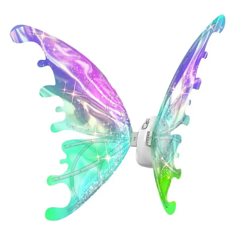 

Pet Electric Wings Costume Magic LED Lights Dog Butterfly Wings Pet Halloween Cosplay Party Dress up DIY Electric Fairy Wings