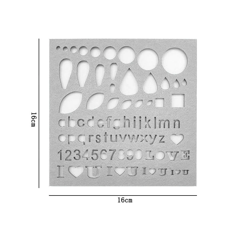 5 шт. креативная форма для шерстяного войлока игловаляние сделай сам трафаретная