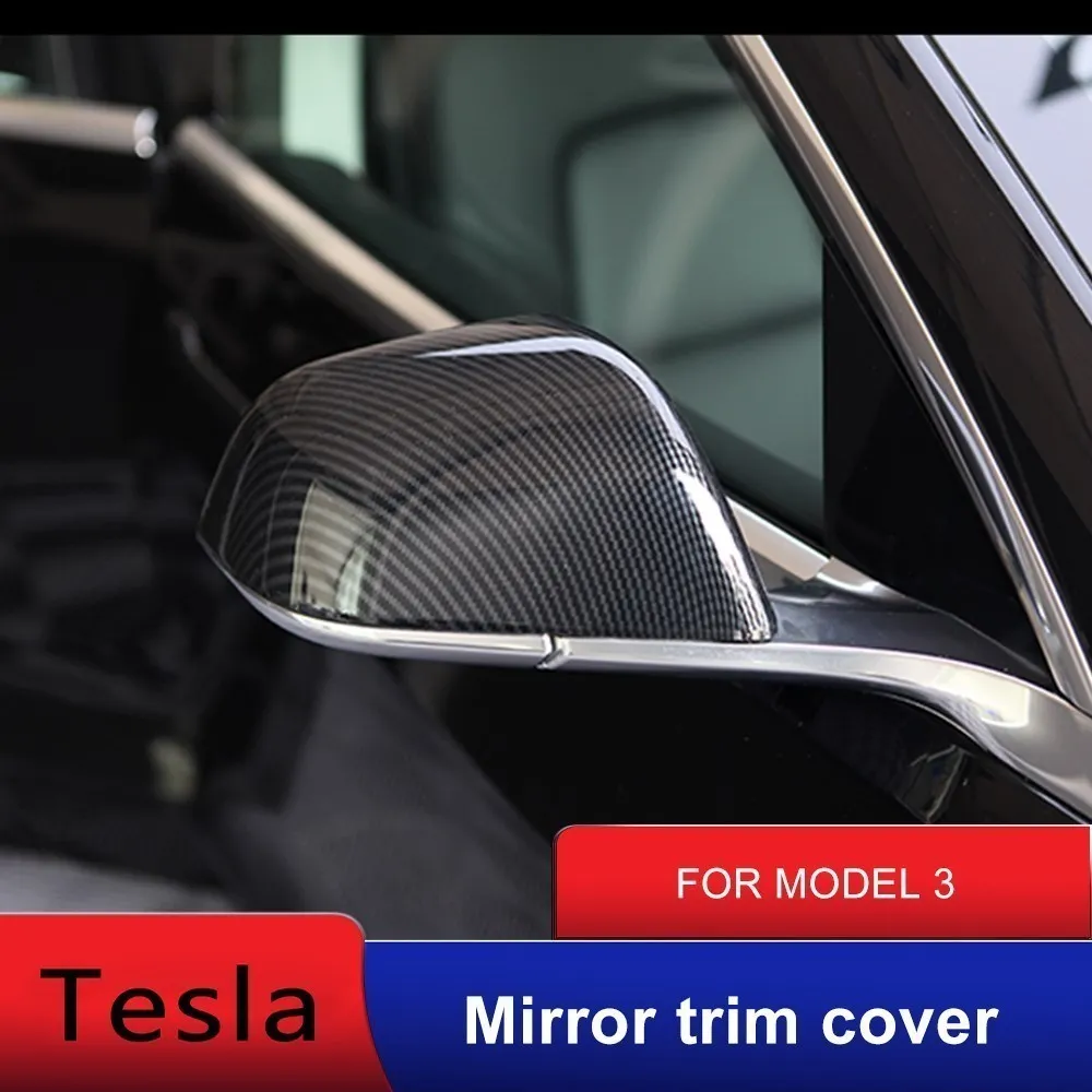 

2 шт., наклейки для зеркала заднего вида Tesla Model 3