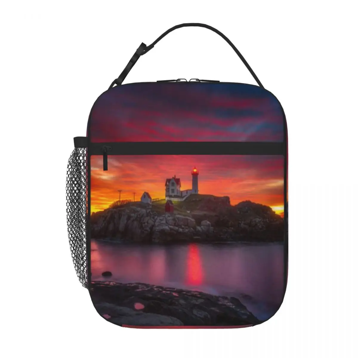 

Sunrise Over nubler светильник Darren, белая сумка для ланча, охлаждающие сумки, сумка для ланча, Термосумка для ланча