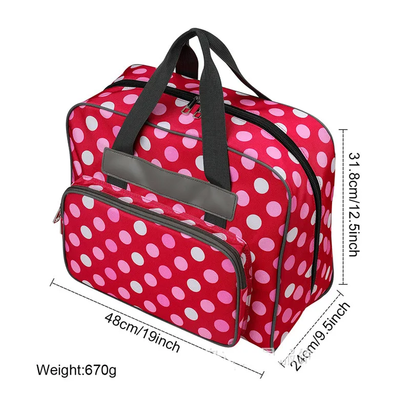 

Sewing Machine Storage Bag 48x31.8x24cm Tote Portable Travel Home Organizer Bag Case For Sewing Tools Accessories
