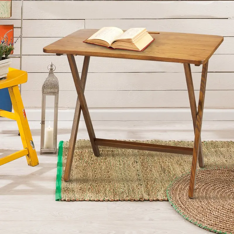 

Arizona Folding Table with Solid Red Oak, 17.00