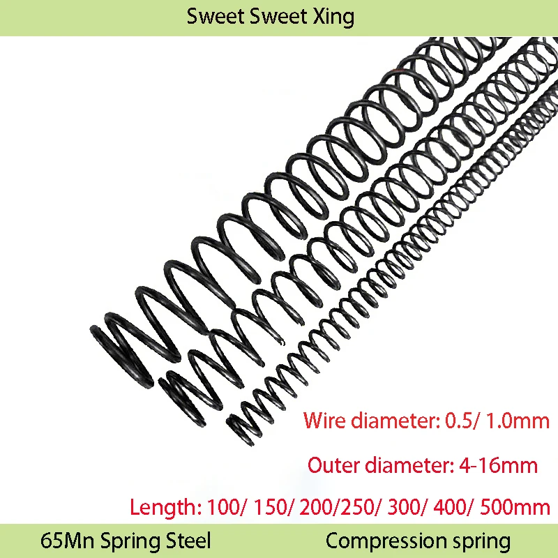 

Spring Steel Size, Return Pressure, Strong Compression Spring 65Mn, 0.5mm, 1.0mm