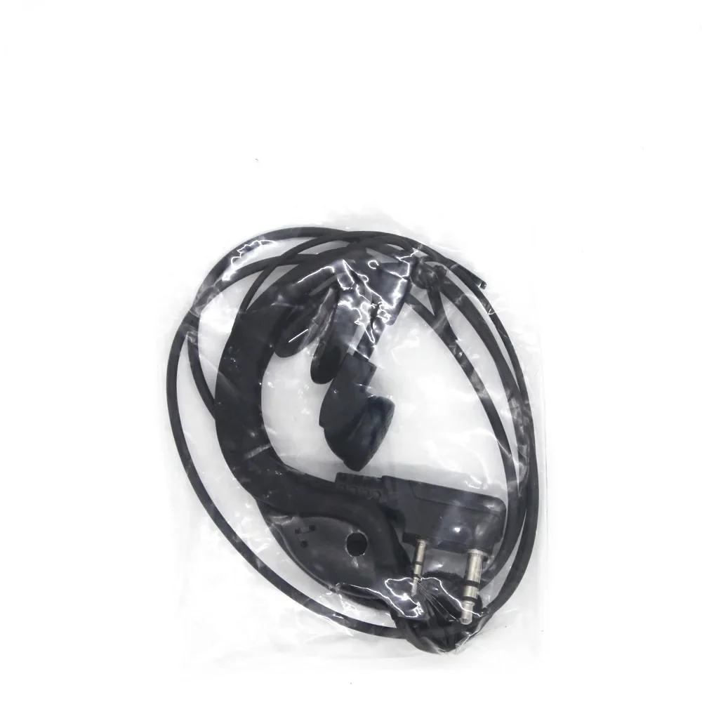 2- шт. наушники типа K с микрофоном PTT Walkie Talkie для Kenwood BAOFENG радио высокое качество