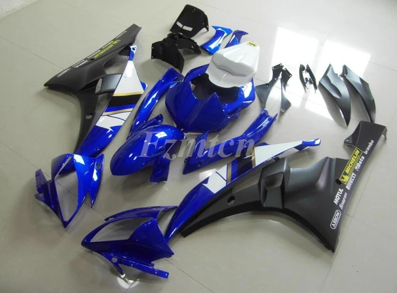

Injection Mold New ABS Whole Fairings Kit Fit for YAMAHA YZF-R6 R6 06 07 2006 2007 Bodywork Set Black Blue