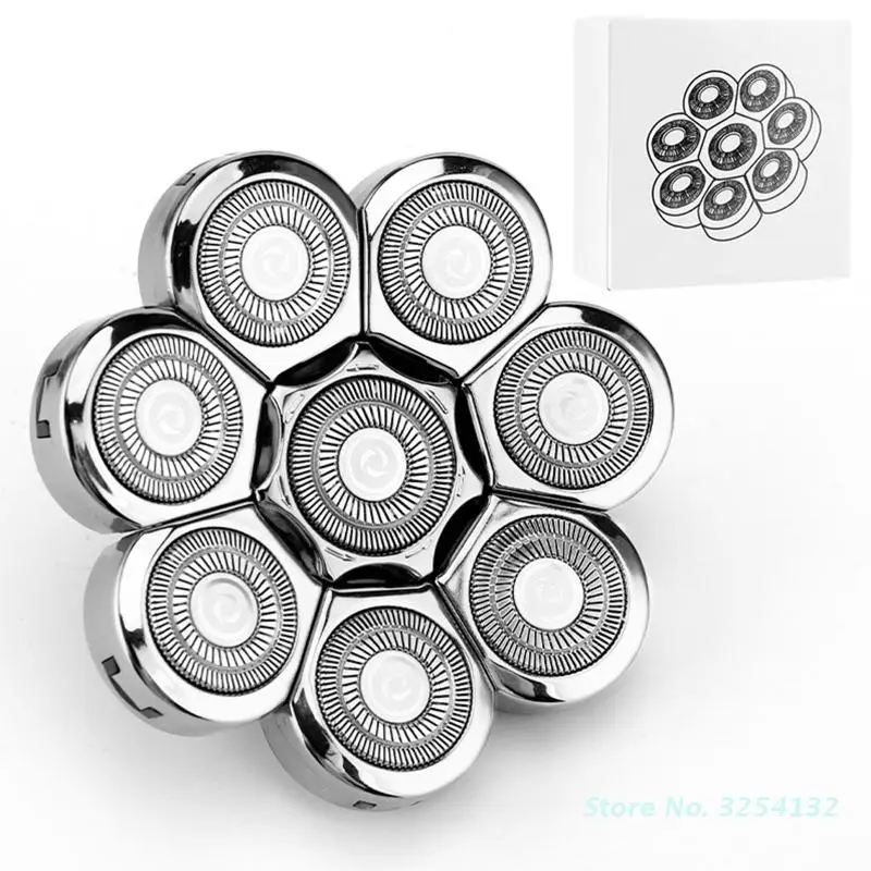 Замена бритв головка из нержавеющей стали 5/6/7/8 головки Сменное лезвие для бороды