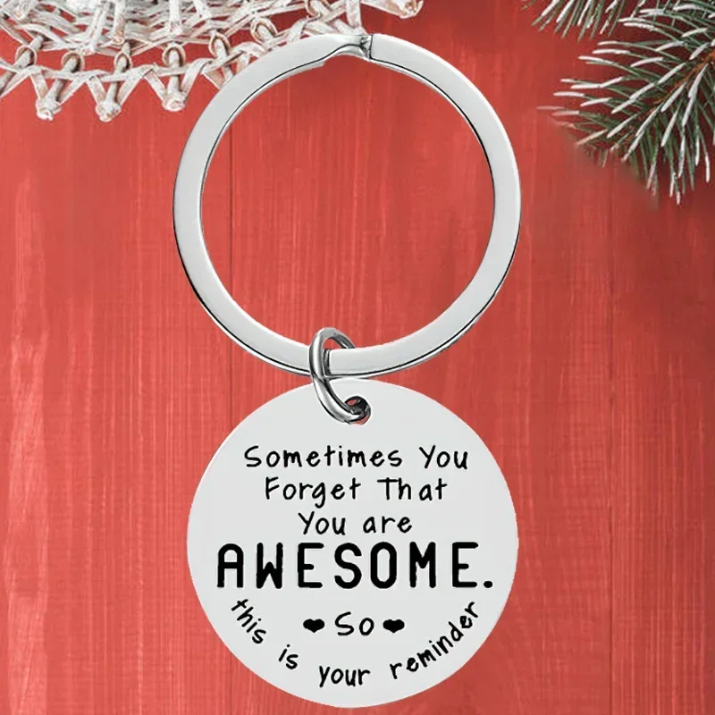 Металлический вдохновляющий подарок на выпускной брелок-подвеска друг BFF дочь