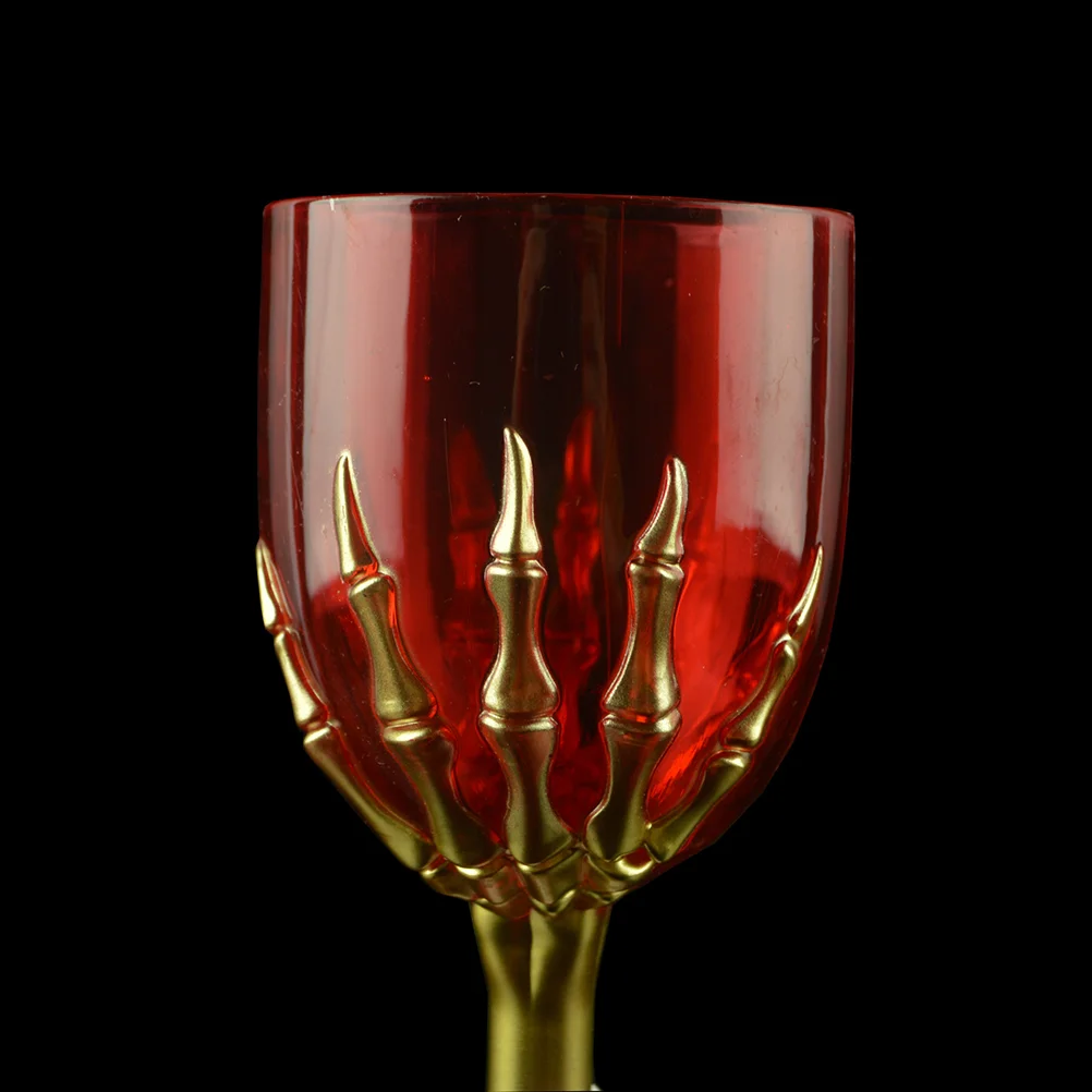 Halloween Plastic Goblet Skull Claw Decor Prop for Bar KTV Store (Non-Luminance Pattern Random Color)