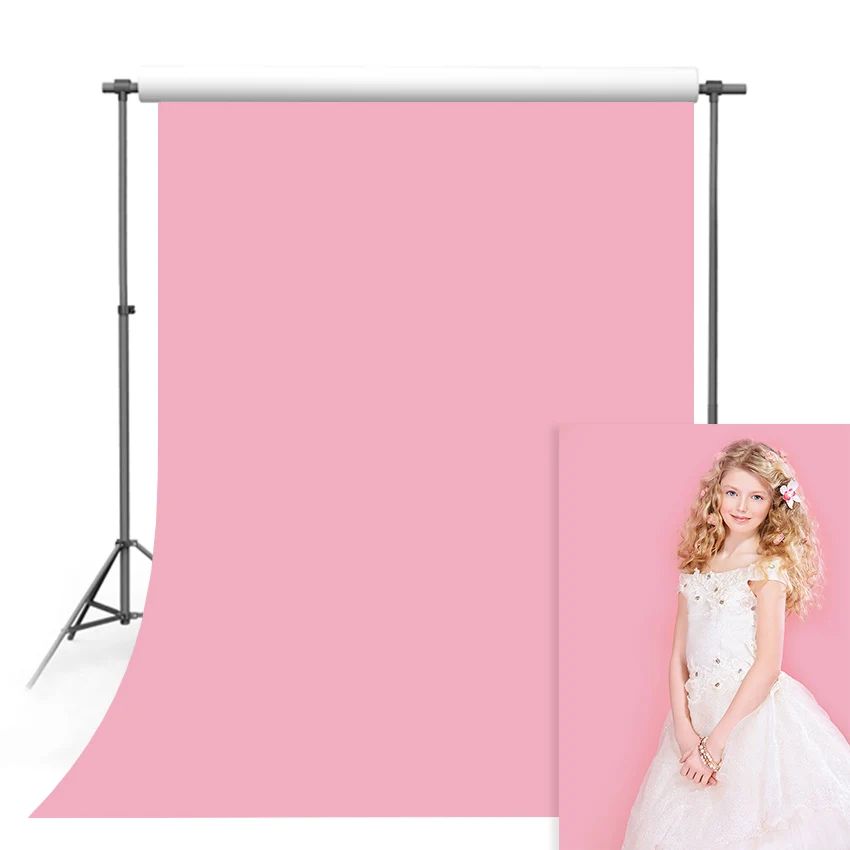 

Фотофон Mehofond розовый сплошной цвет новорожденный портрет девушка 1-й день рождения торт разбивать Фотостудия