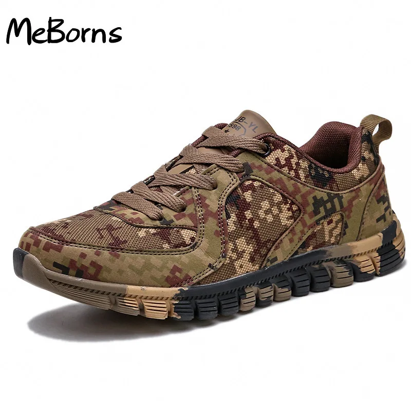 

Men's Outdoor Hiking Shoes Desert Jungle Digital Camouflage Training Footwear Non-Slip Wear-Resistant Breathable Sneaker
