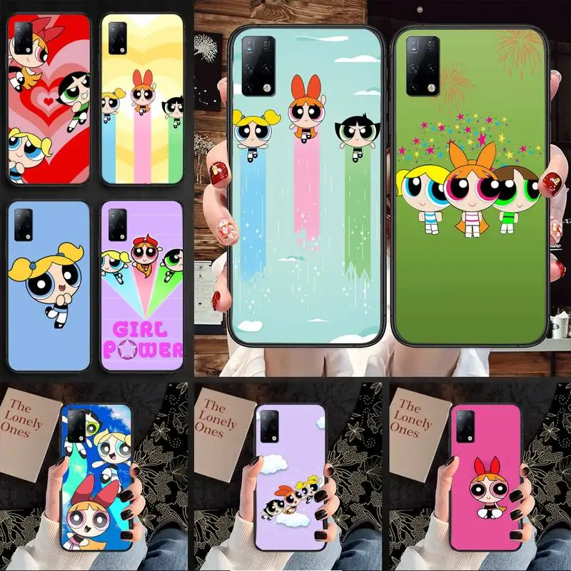 

Girls-S-cartoon Star-D-The Powerpuff Phone Case for Samsung S6 S7 S8 S9 S10 edge plus S10 5G S20 S21 S30ultrs 5G Fundas Cover