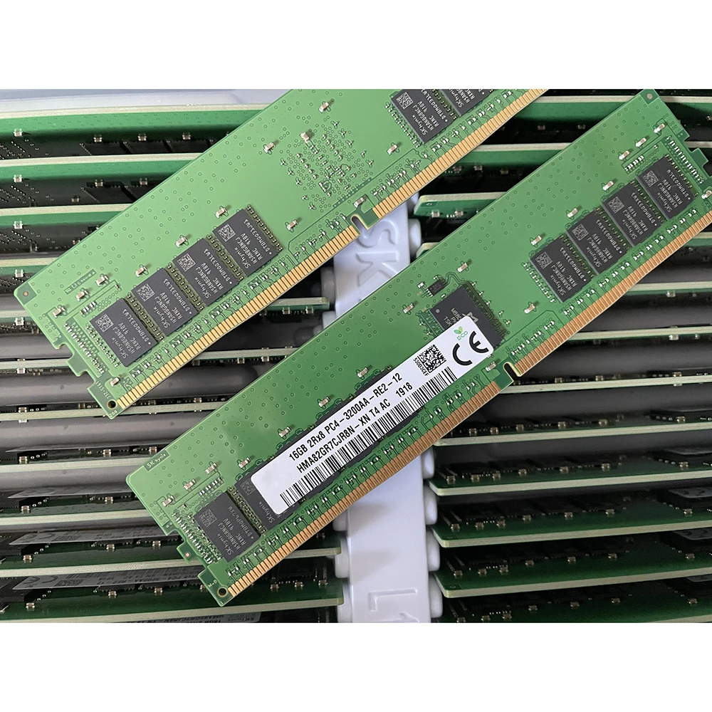 1 шт. серверная память для SK Hynix RAM 16 ГБ 16G 2RX8 PC4-3200AA DDR4 3200 REG ECC