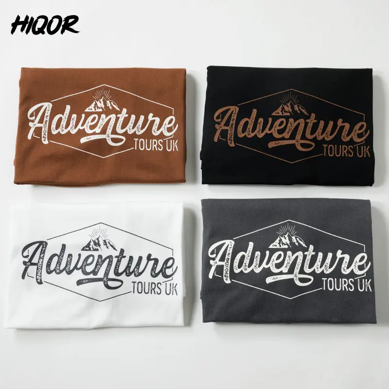 

HIQOR Summer Men Short Sleeve Tees Simple Style Male Confortable Casual 100% Cotton High Quality Round NeckNature Classic Tees