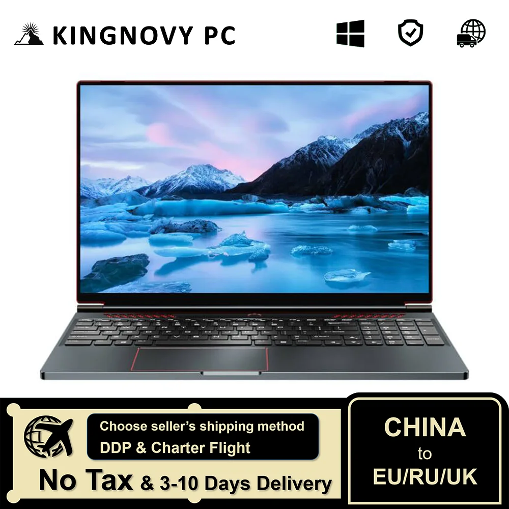 

16.1 Inch Gaming Laptop Intel i7 9750H Nvidia GTX 1650 4G Windows 10 Pro Metal Ultrabook Notebook Backlit Keyboard
